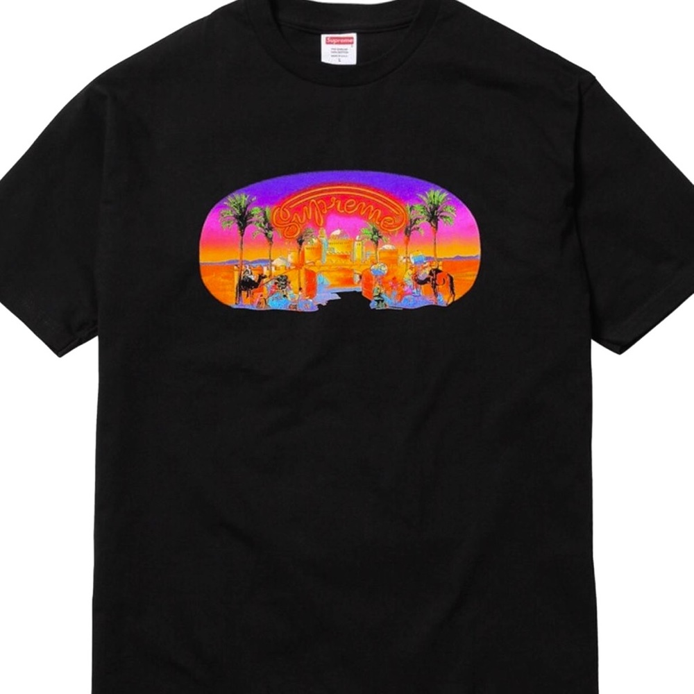 SUPREME MIRAGE TAJ MAHAL BLACK TEE